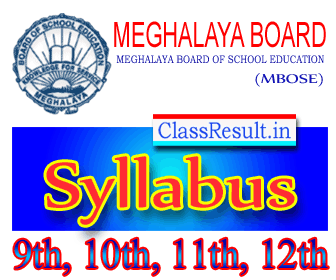 mbose Syllabus 2022 class SSLC, 10th, HSSLC, 12th Class, IX, X, XI, XII